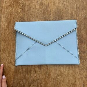 Rebecca minkoff Elegant Blue Envelope Clutch